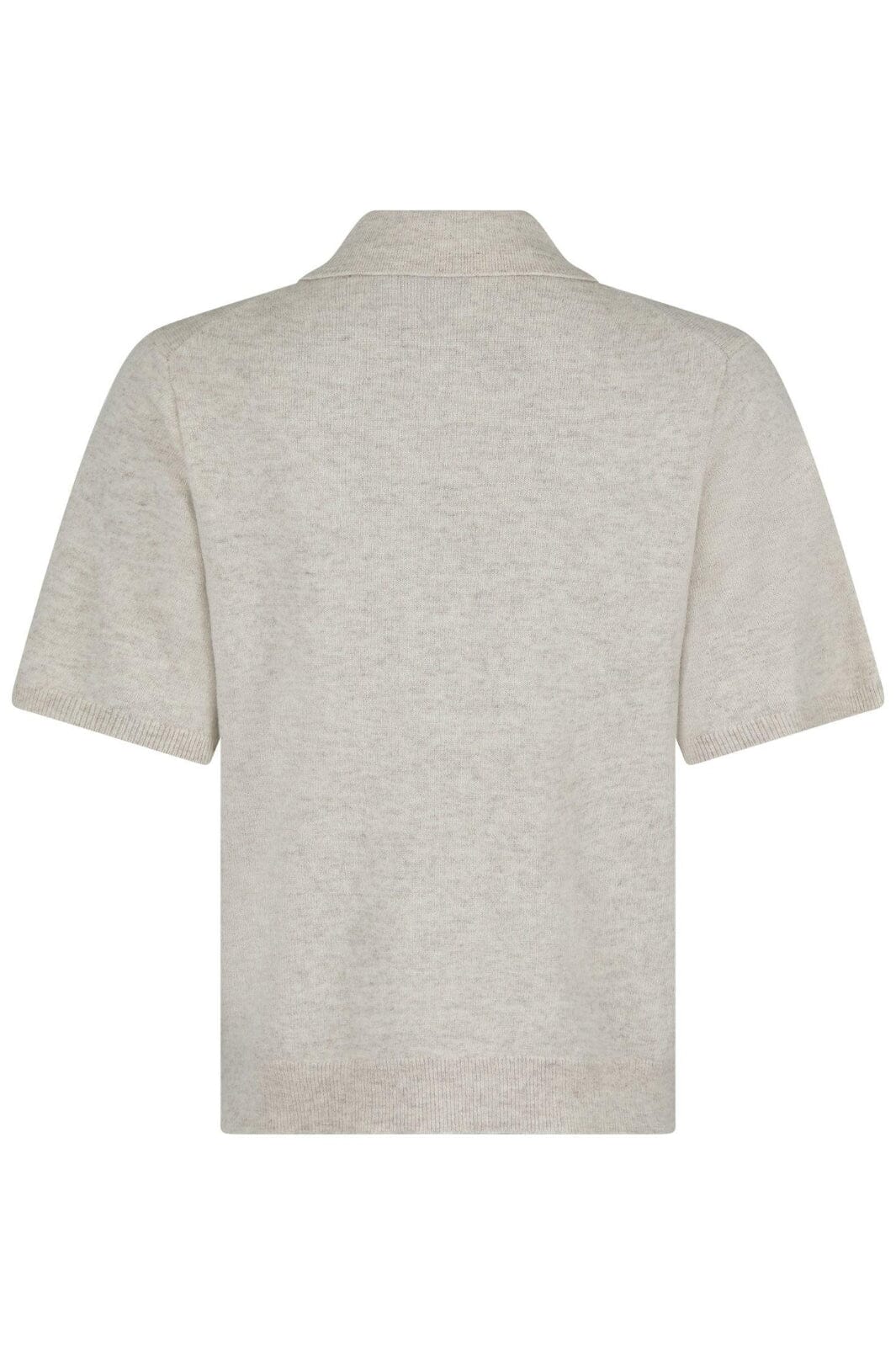 Neo Noir Gracie Knit Polo Tee sand melange