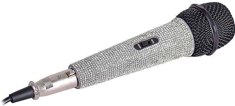 Trevi EM 30 STAR Zwart, Metallic, Zilver Karaokemicrofoon