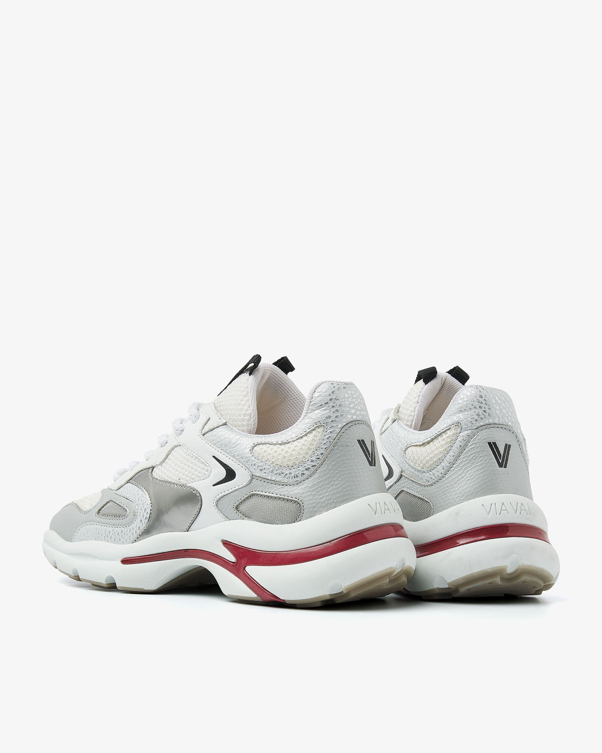 VIA VAI grijze dames sneakers Vesper Due