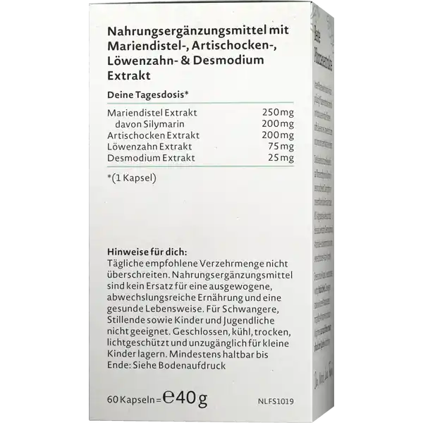 Mariendistel Komplex Kapseln