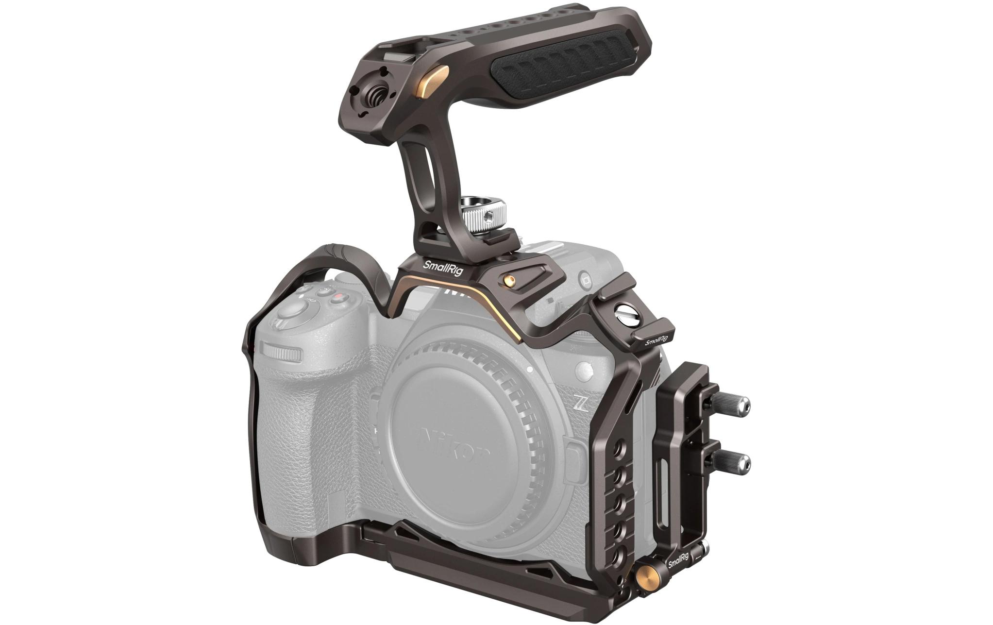 Cage Kit «Night Eagle» für Nikon Z 6III<br>Schützt die Kamera und ermöglicht dennoch den Zugriff auf die Schnittstellen