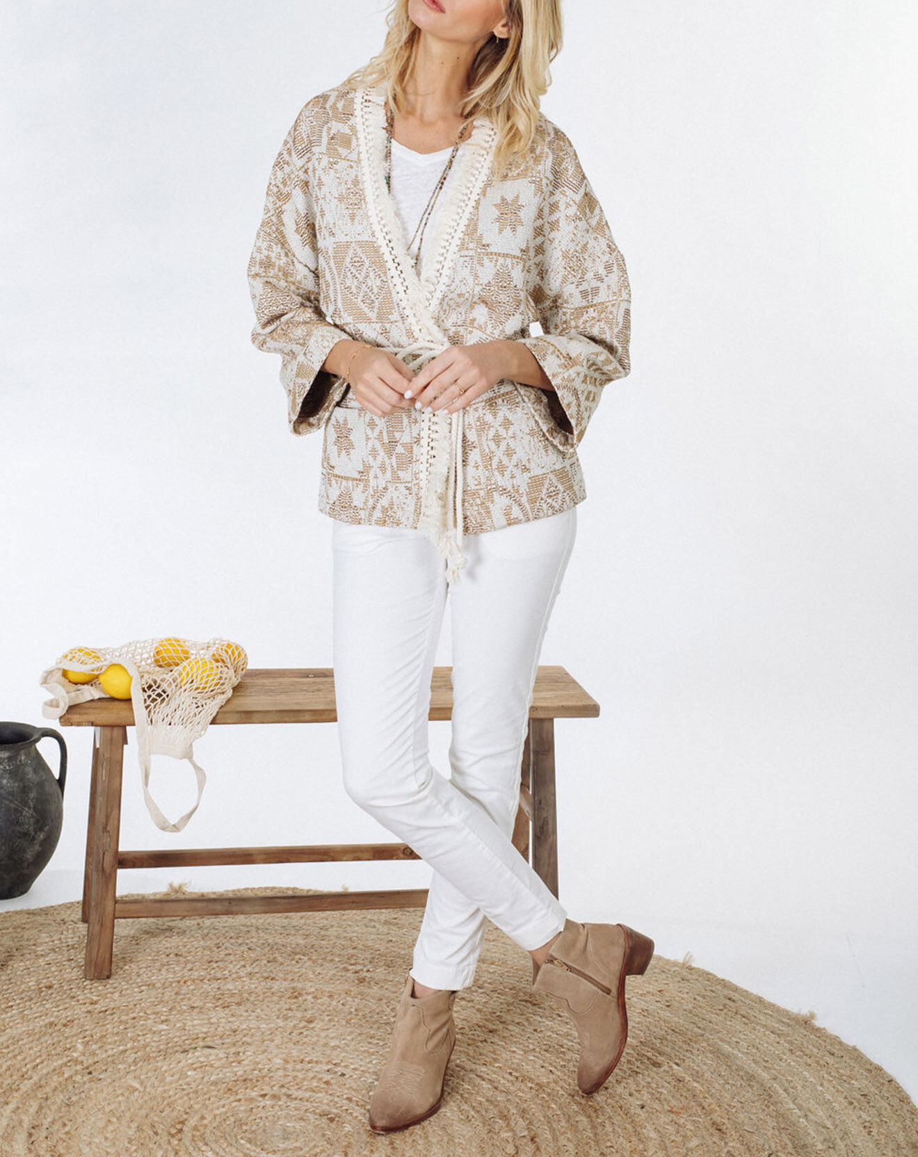 Lauren Vidal Veste Store beige