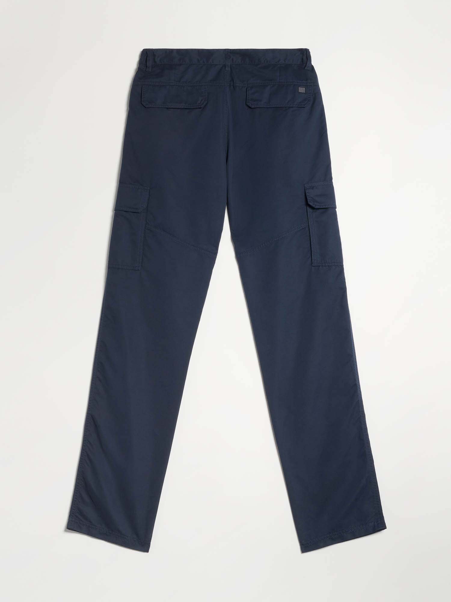 Pantalon Homme Cargo Ceinture Elastiquée Marine