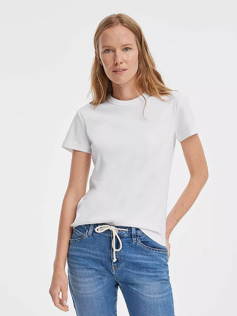 OPUS T-Shirt SAMUN weiss