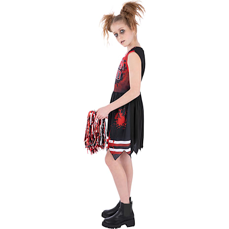 Halloween cheerleader kostume str. 128