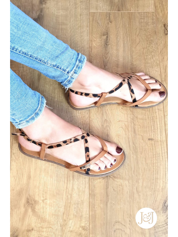 Nu-pieds léopard 'July'