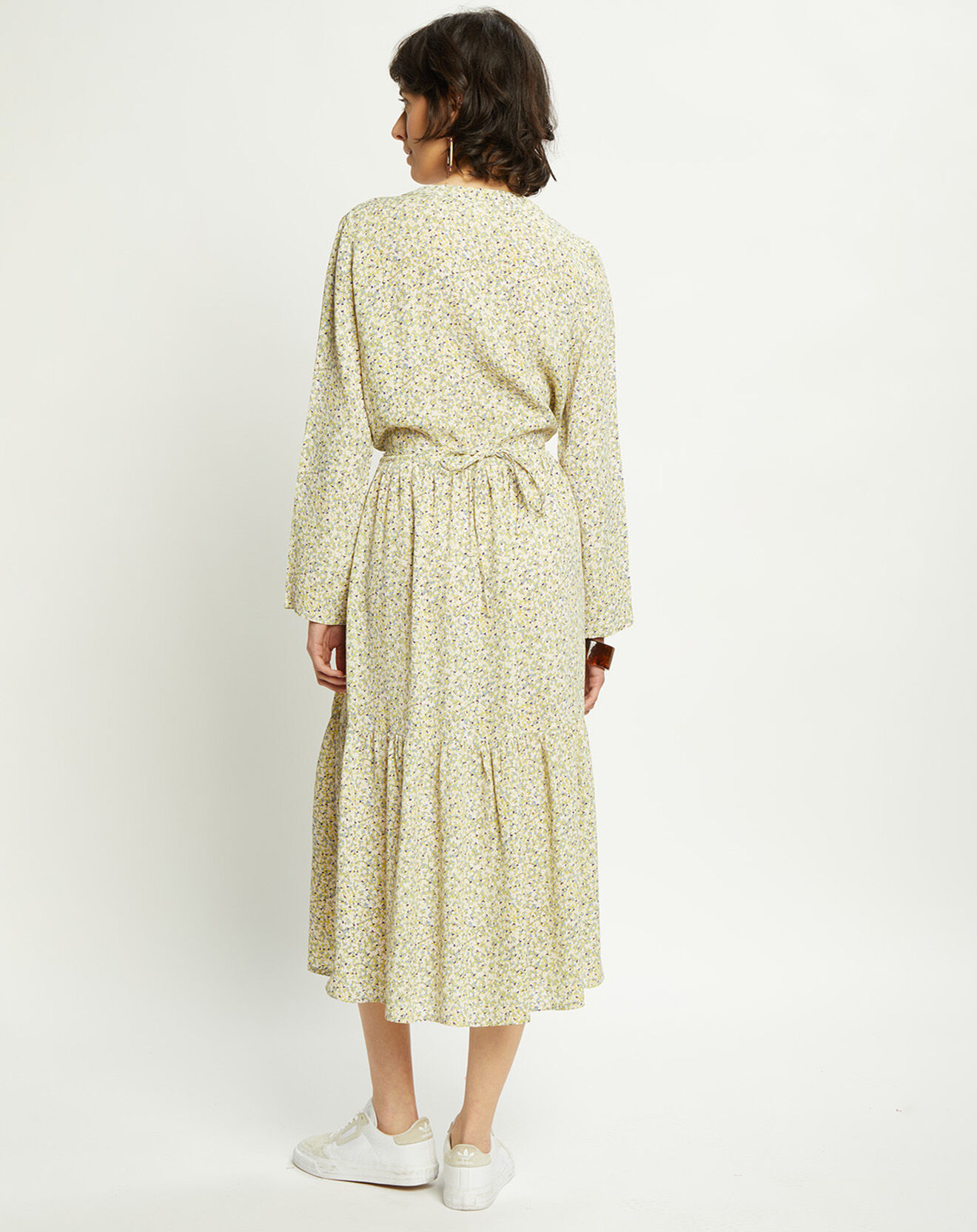 Harris Wilson Robe Léoncie à fleurs olive