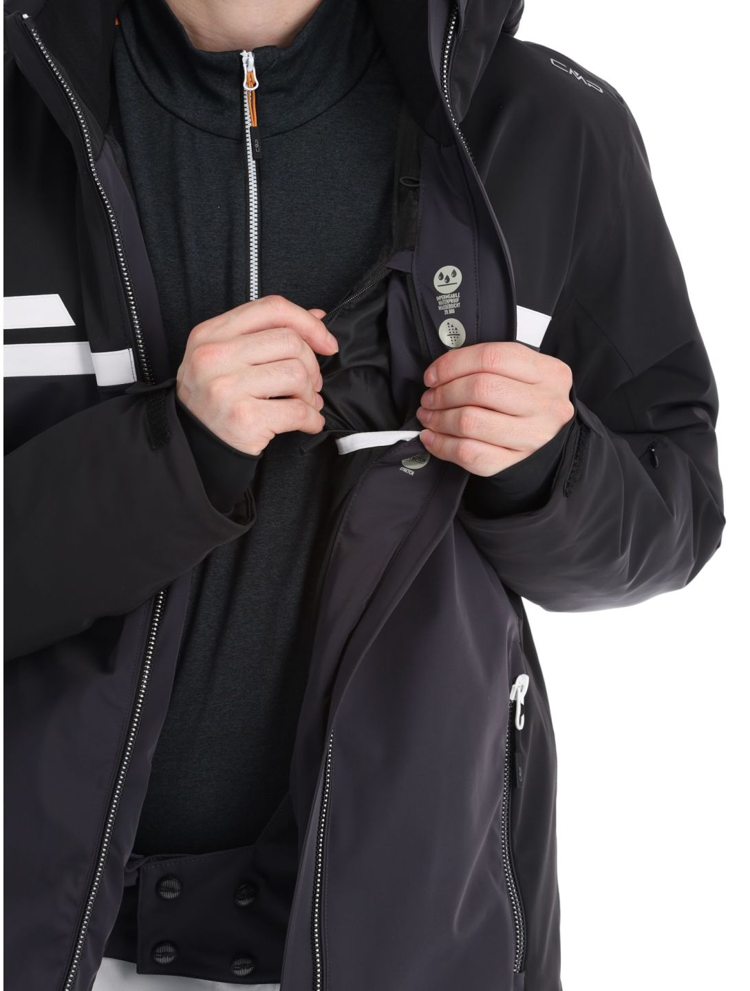 33W0747 ski-jas heren