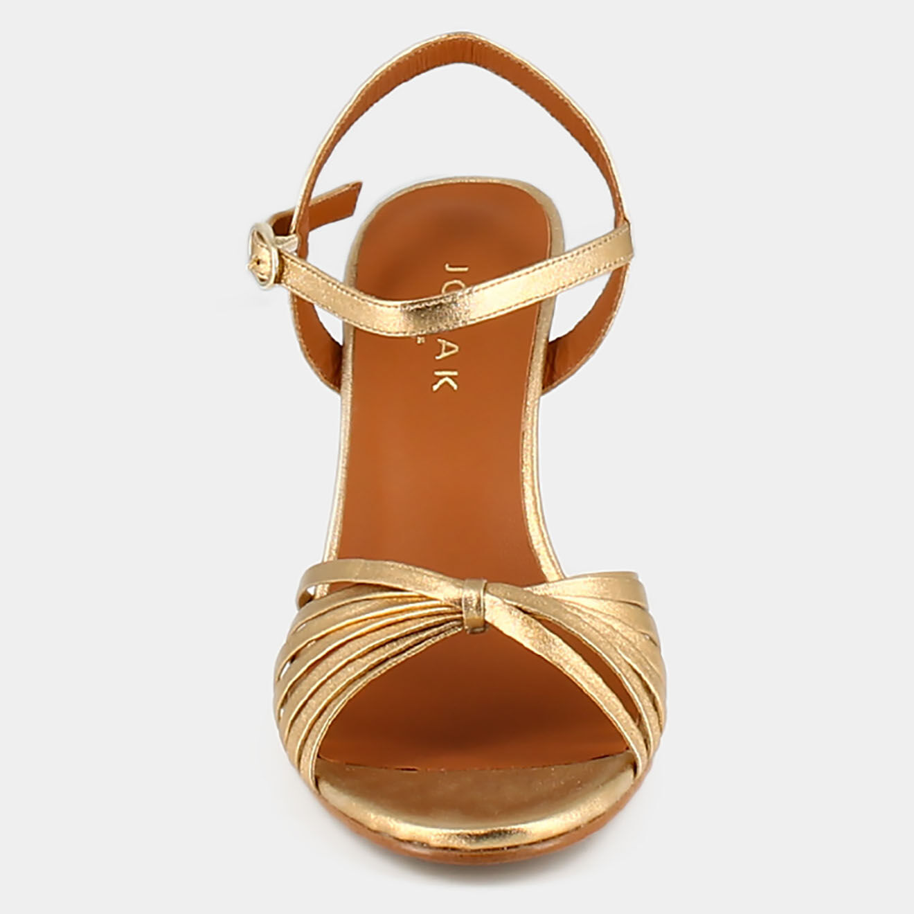 Jonak Sandales en Cuir Dorota dorées - Talon 9 cm