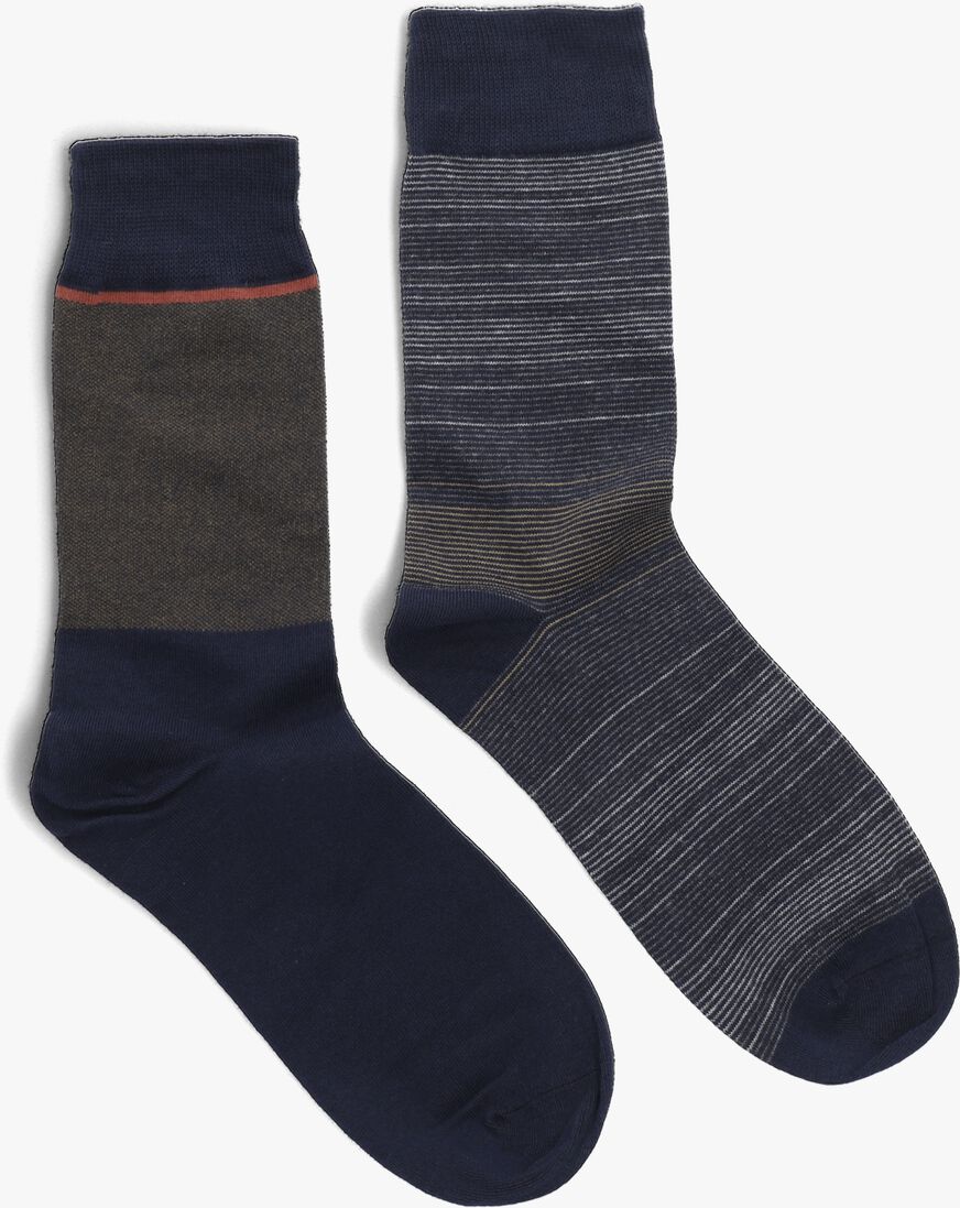 MARCMARCS blauwe marcmarcs sokken florian cotton 2-pack