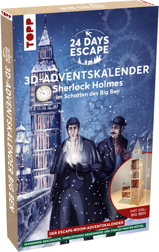 24 DAYS ESCAPE 3D-Adventskalender - Sherlock Holmes im Schatten von Big Ben