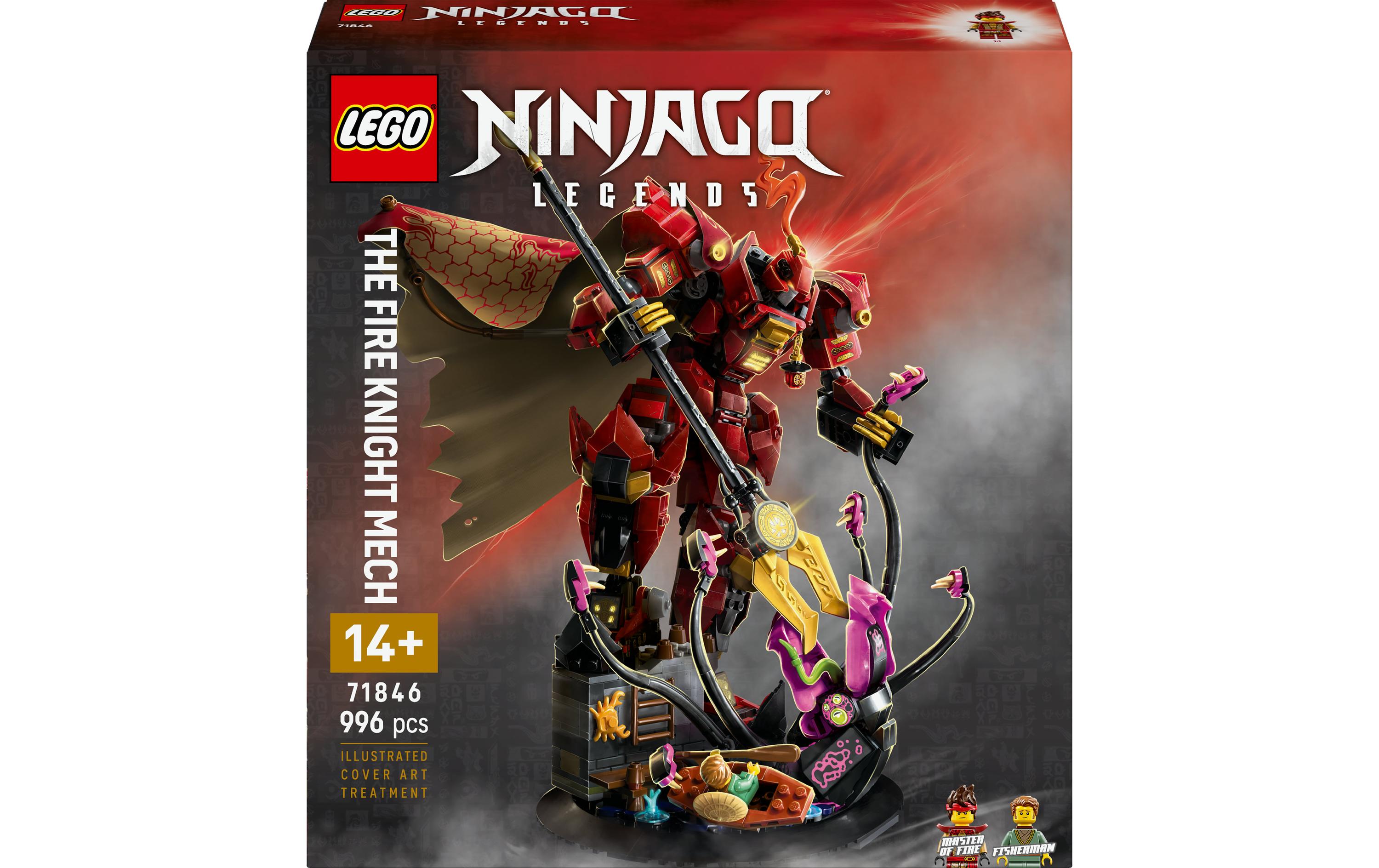 Ninjago Der Feuerritter-Mech 71846Ninja-Set zum Ausstellen