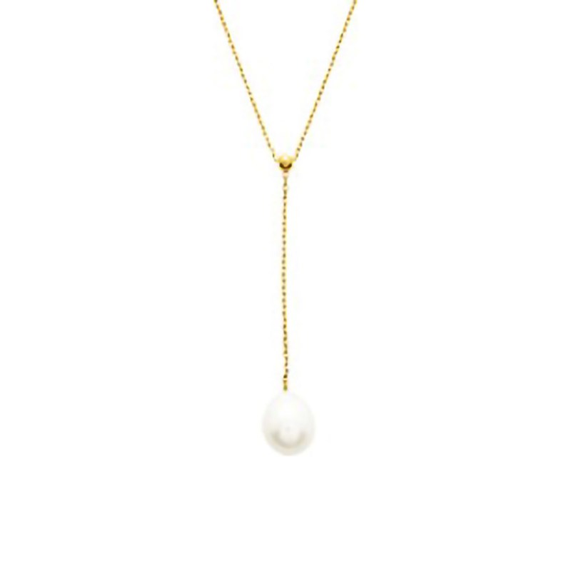 Collier Femme - perle - Or 18 Carats - Longueur : 42 cm