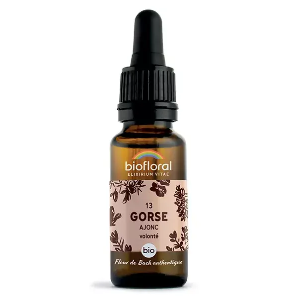 Biofloral Flor De Bach 13 Gorse Ajonc Conte Gouttes Bio Demeter 20 ml