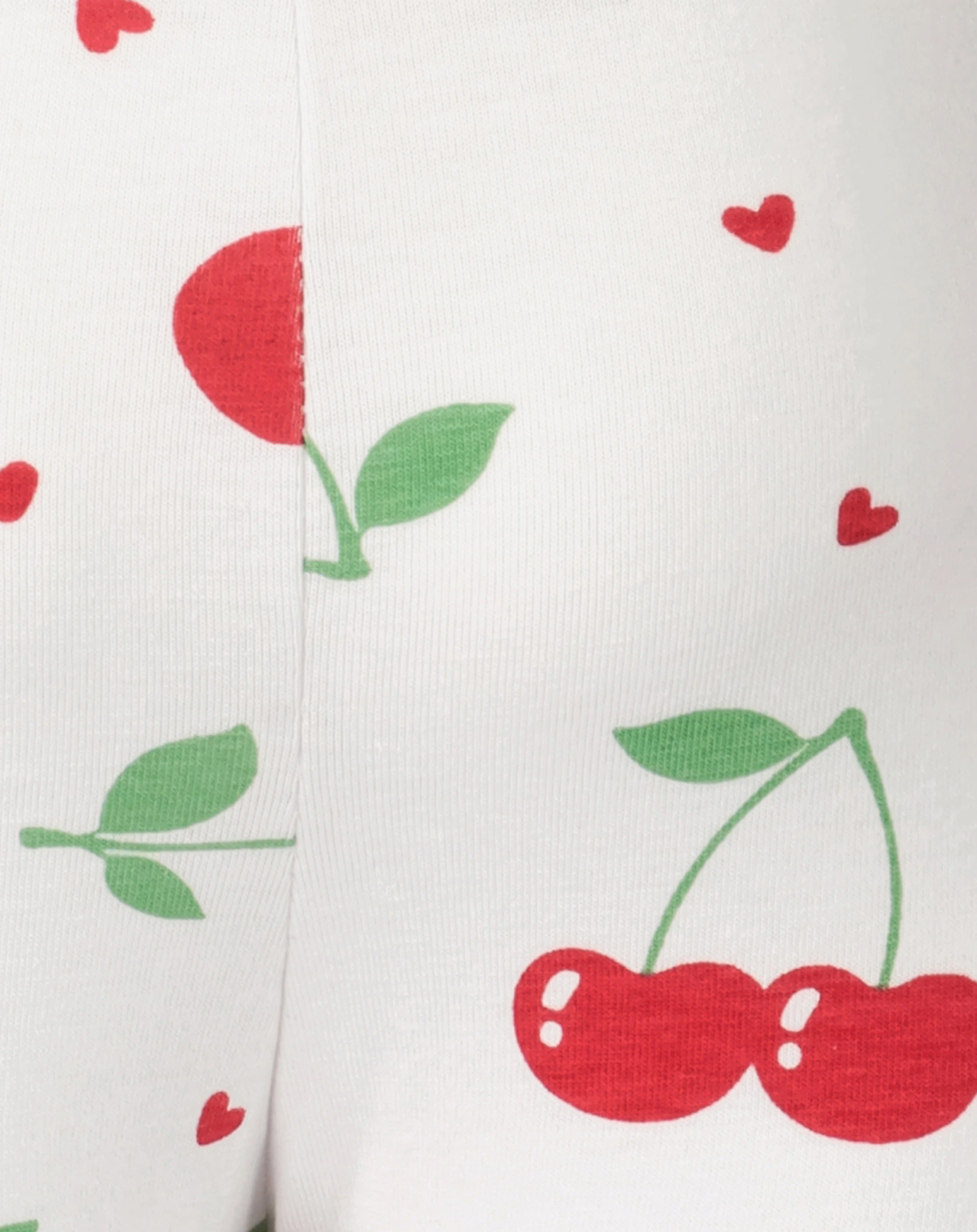 Capri-Leggings CEREZA AOP in weiß