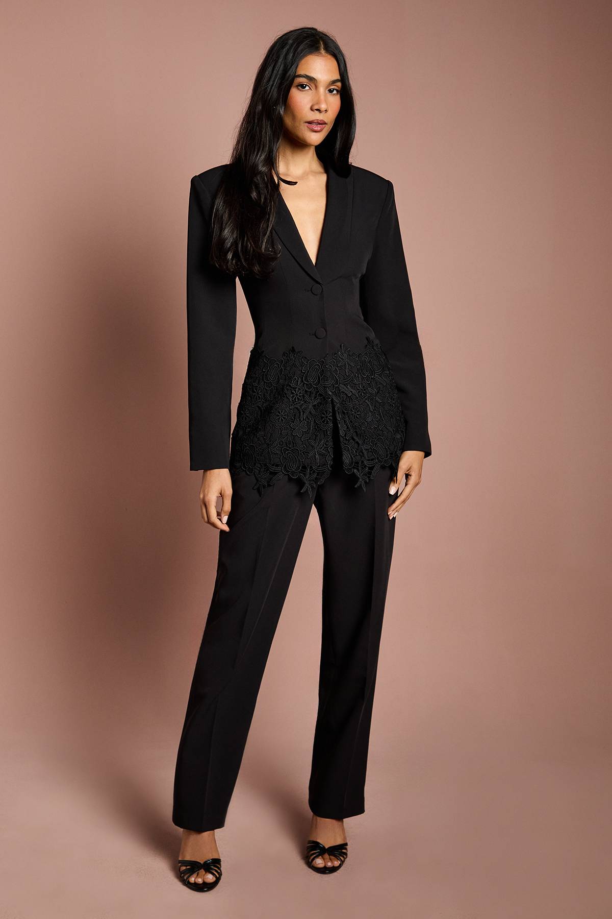 Coast Pantalon de Cérémonie Droit à Plis Devant