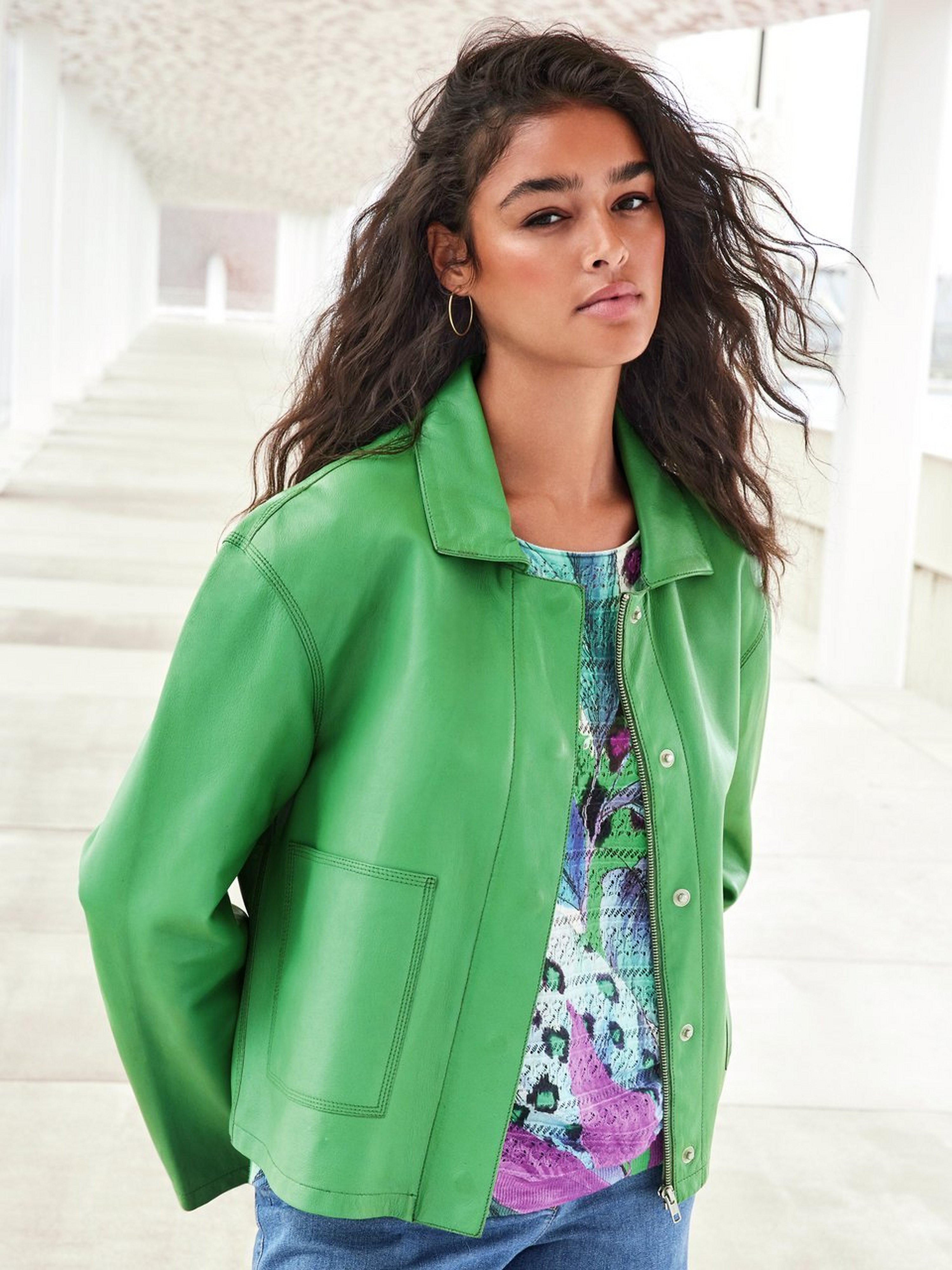 Lederjacke