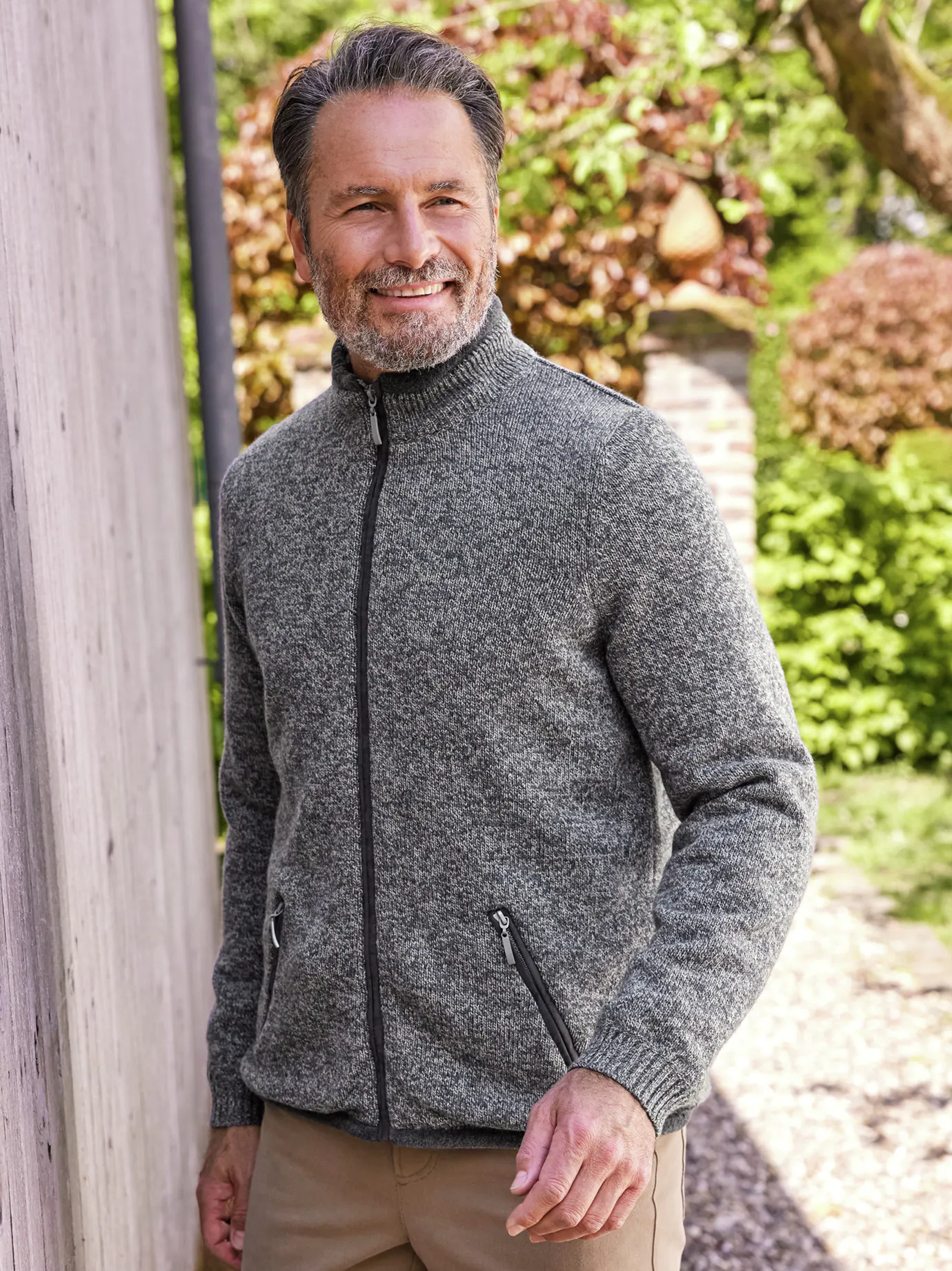 Strickfleecejacke Winterwarm
