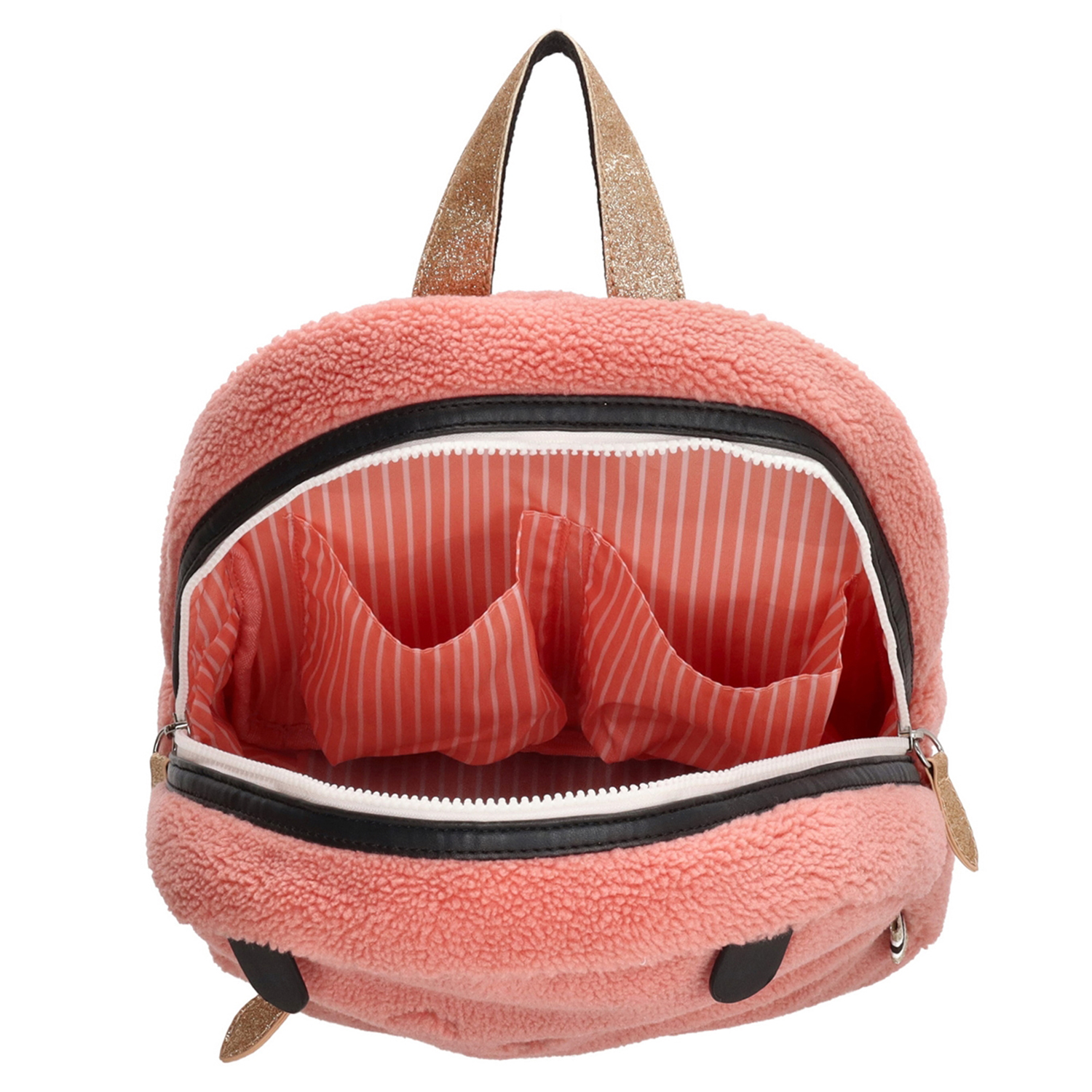 Zebra Trends Girls Rugzak Teddy Cat pink