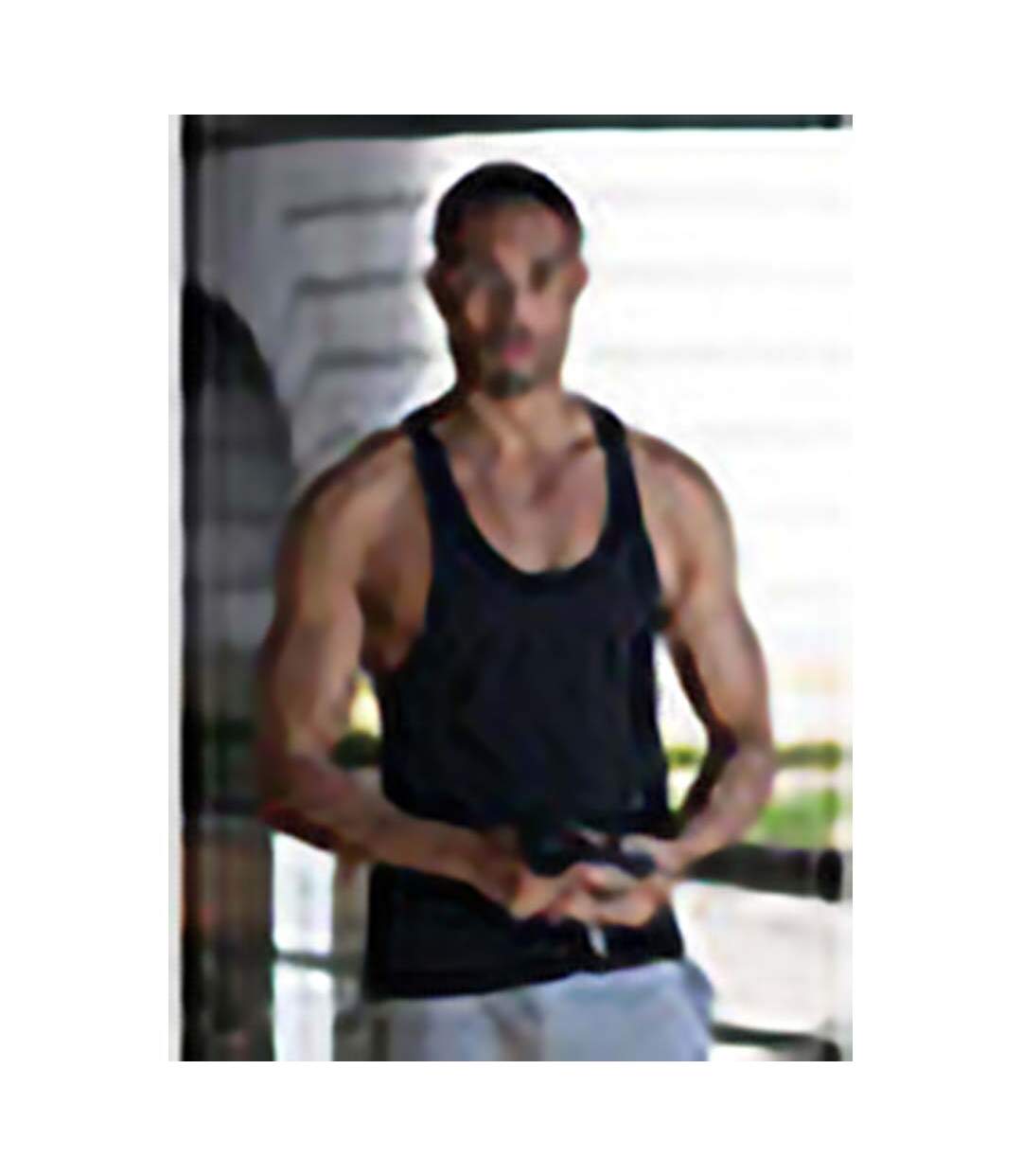 Skinni Fit - Débardeur de musculation - Homme (Noir) - UTRW4741