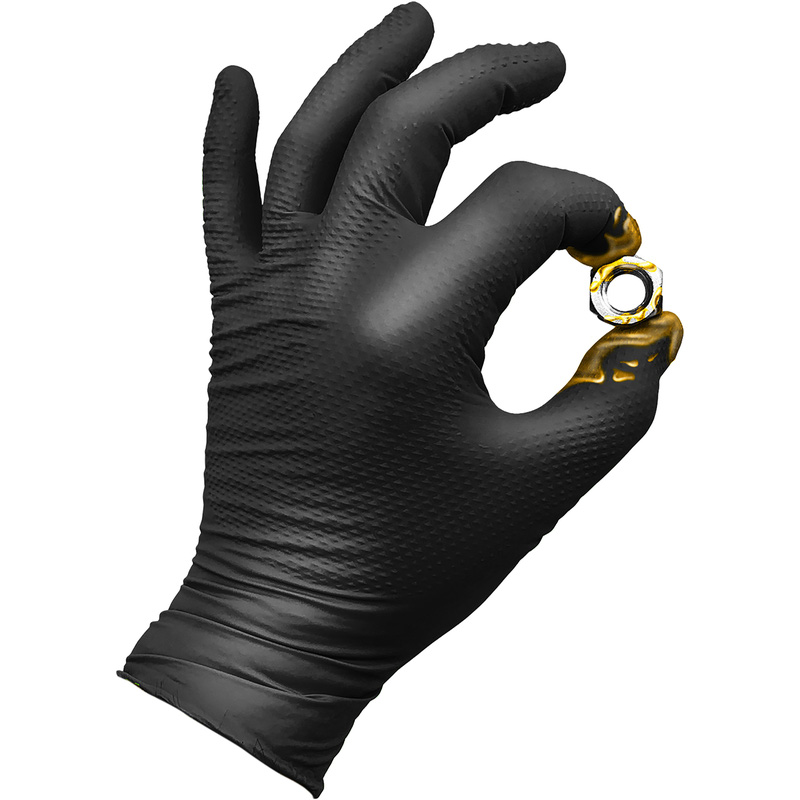 Gripp-It nitril handschoenen 50 paar XL/zwart