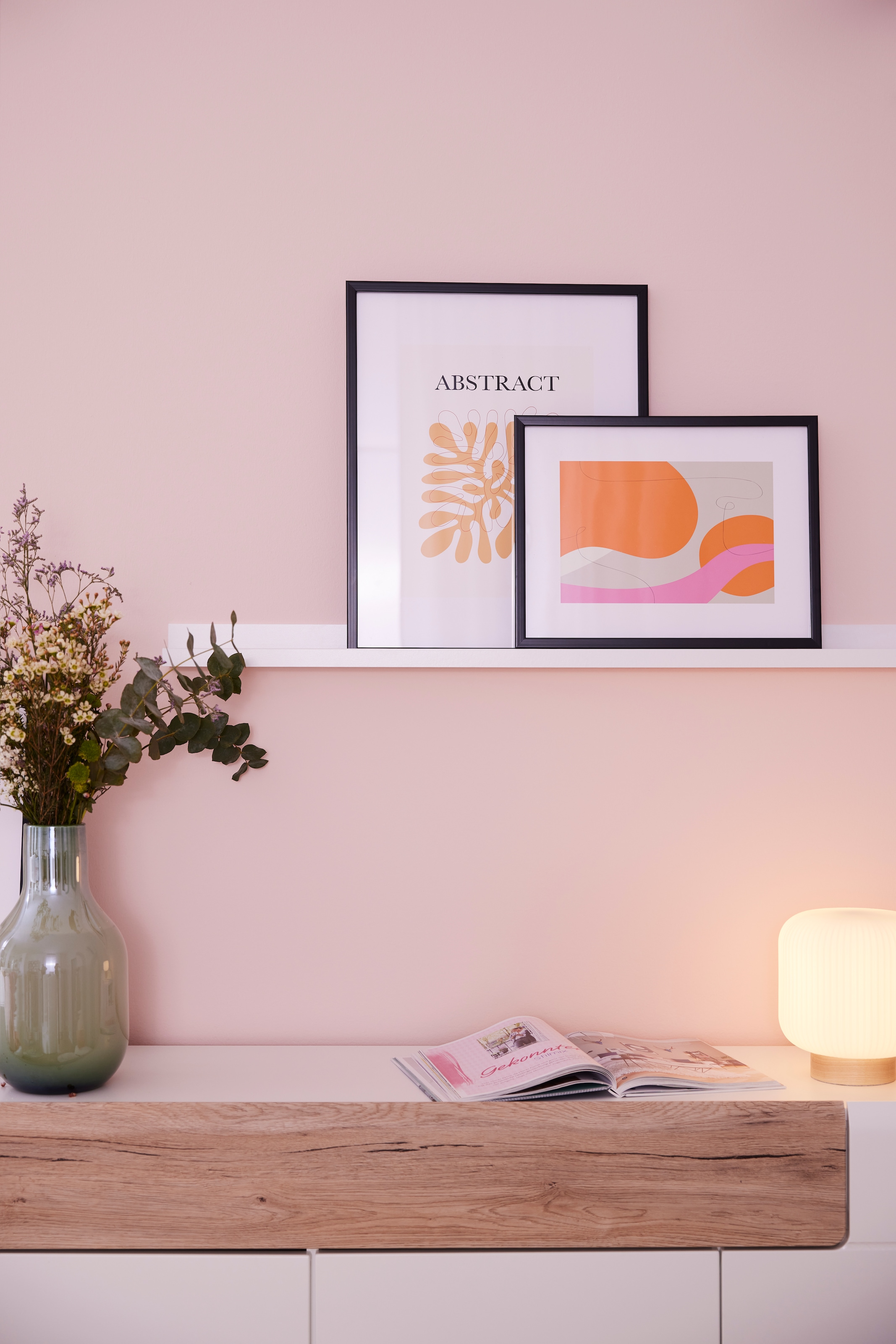 LeGer Home by Lena Gercke Bild »Denise« Abstrakt | Figuren | Gemälde | Kunst 1 Stk. tlg. HD Premium Poster-Druck inkl. Holzrahmen