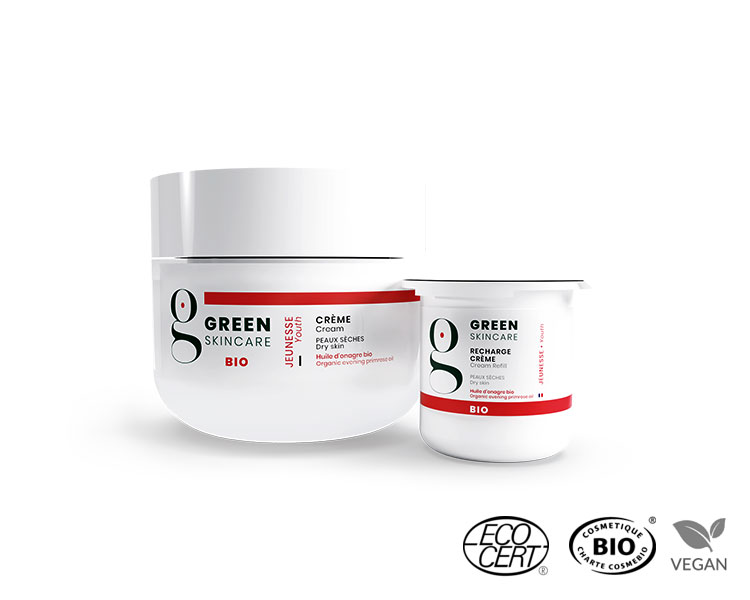 Green Skincare -  Jeunesse Crème mit Refill BIO, 50ml