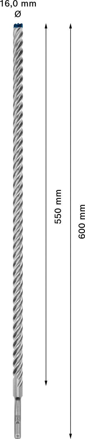 Bosch 2608900134 EXPERT Hamerboor SDS plus-7X - 16x550x615mm
