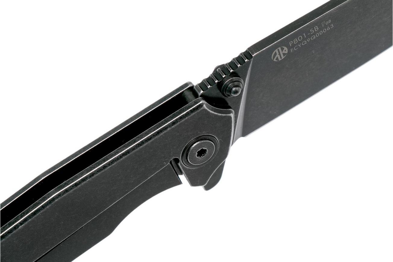 Ruike P801-SB Black zakmes, Black Oxide finish