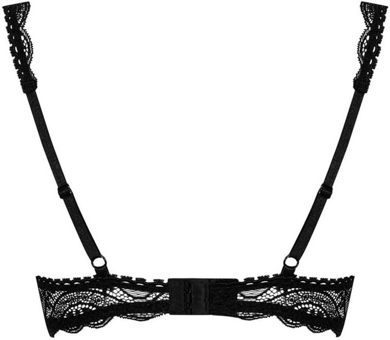 Obsessive - Miamor - Balconette BH - Zwart