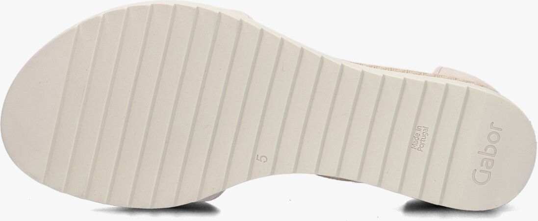 beige gabor sandalen met hak 780.2