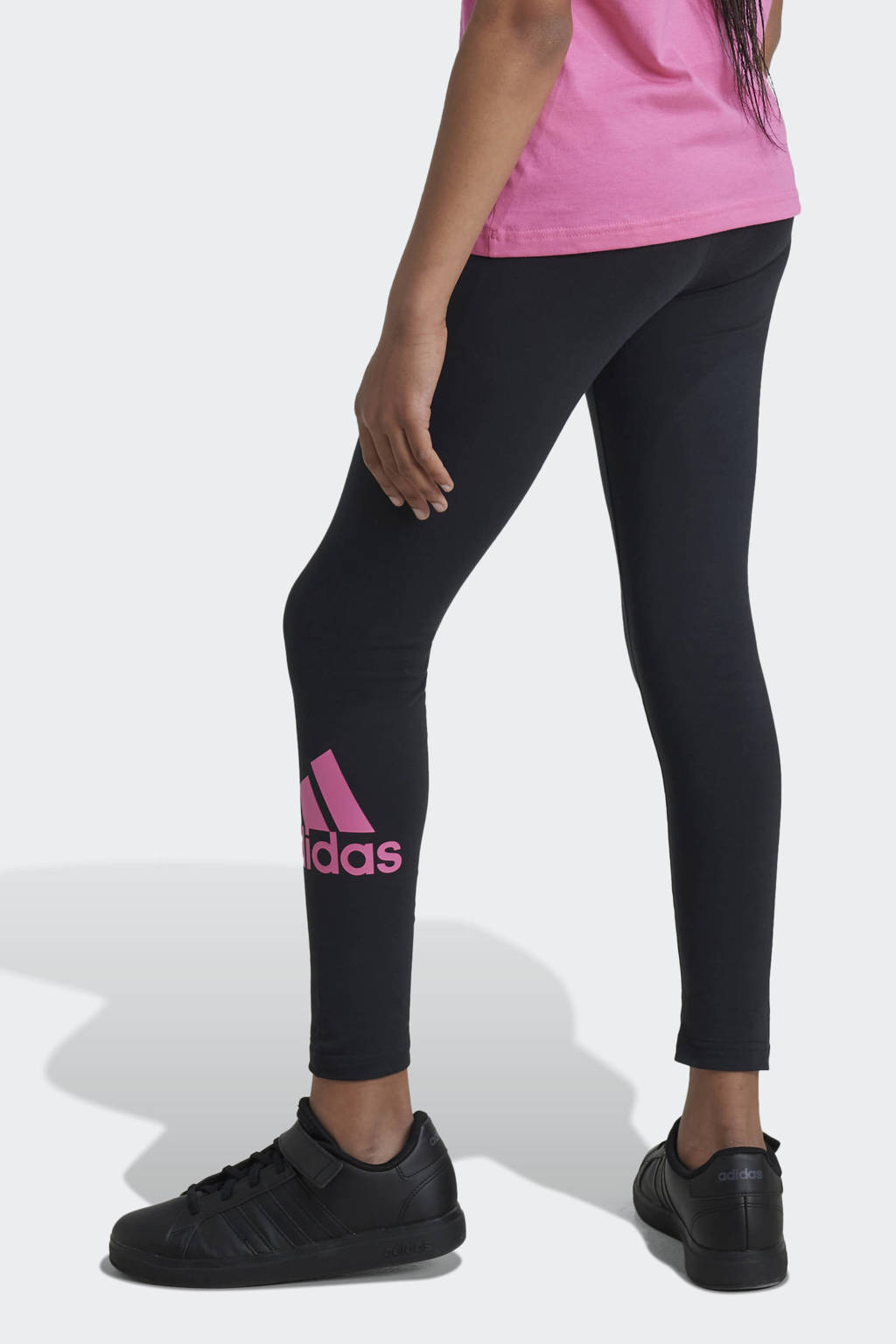 adidas legging zwart/roze
