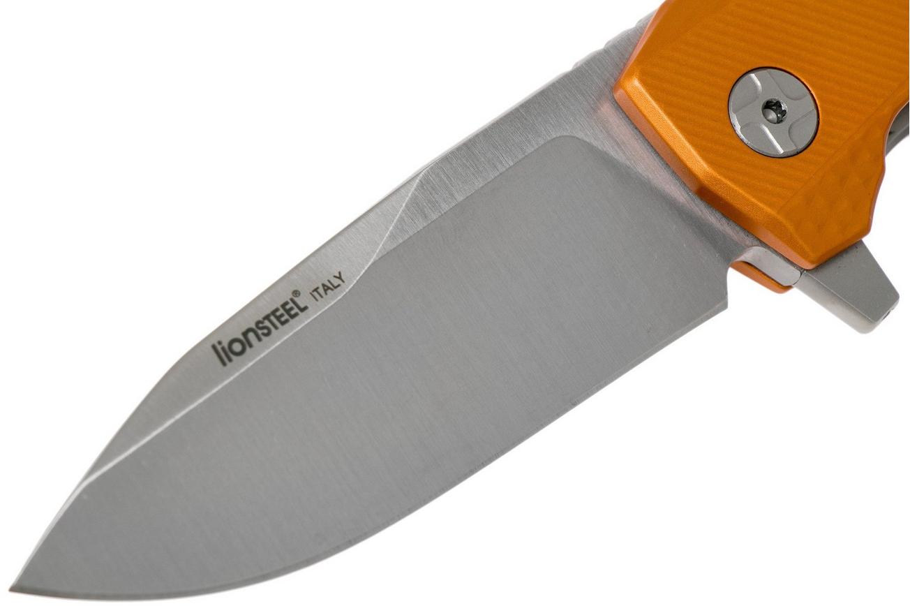 LionSteel ROK Satin Orange Aluminium ROK A OS zakmes
