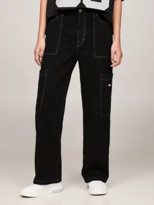 Calça jeans Tommy Remastered Black Denim Carpenter