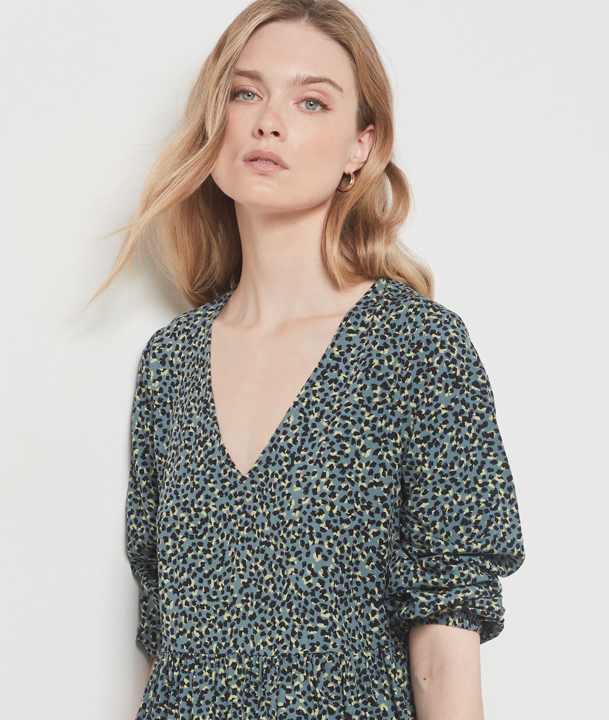Robe courte imprimée