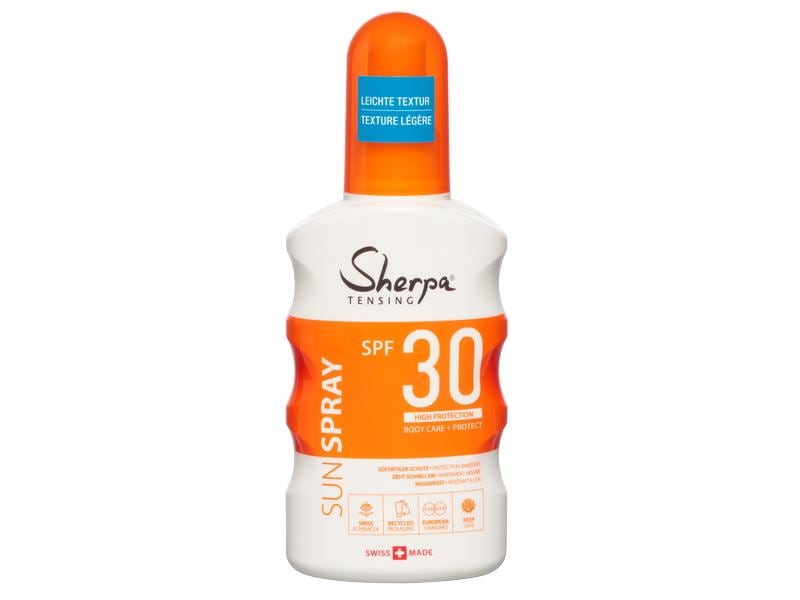 Sherpa Tensing Sonnenspray LSF 30 175 ml Sofort schützende, leichte Sprayemulsion für den Körper