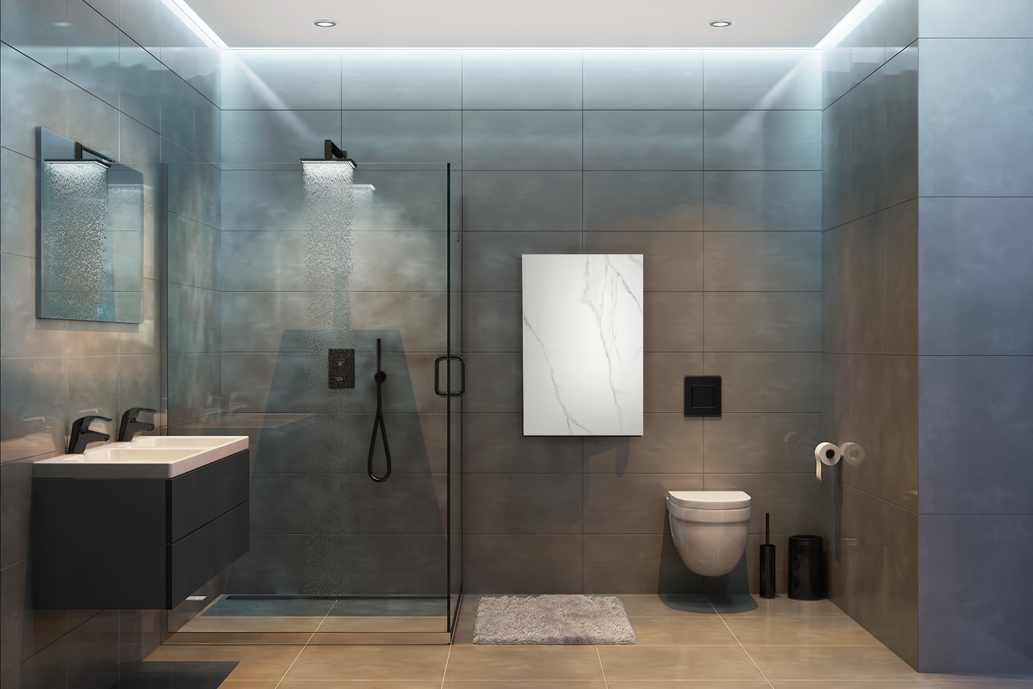 Livn infraroodpaneel ceramic 480 90x60cm wit