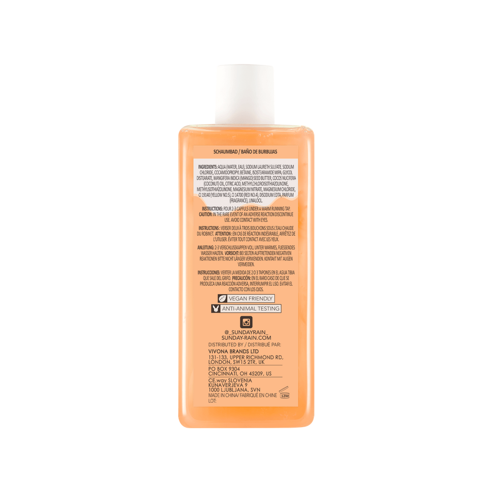 Sunday Rain Mango Bubble Bath - 450 ml.