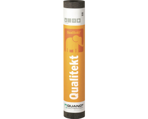 Quandt Bitumen Glasvlies Dakbedekking® Qualitekt® V13-1 leisteen gecoat 10 x 1 m rol = 10 m²