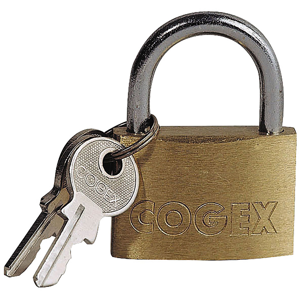 Cadenas laiton et 2 clefs 45mm