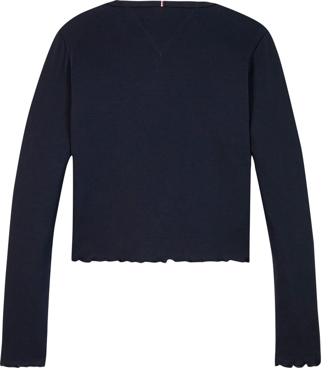Tommy Hilfiger Langarmshirt »ESSENTIAL RIB TOP L/S« in leichter Rippenstruktur