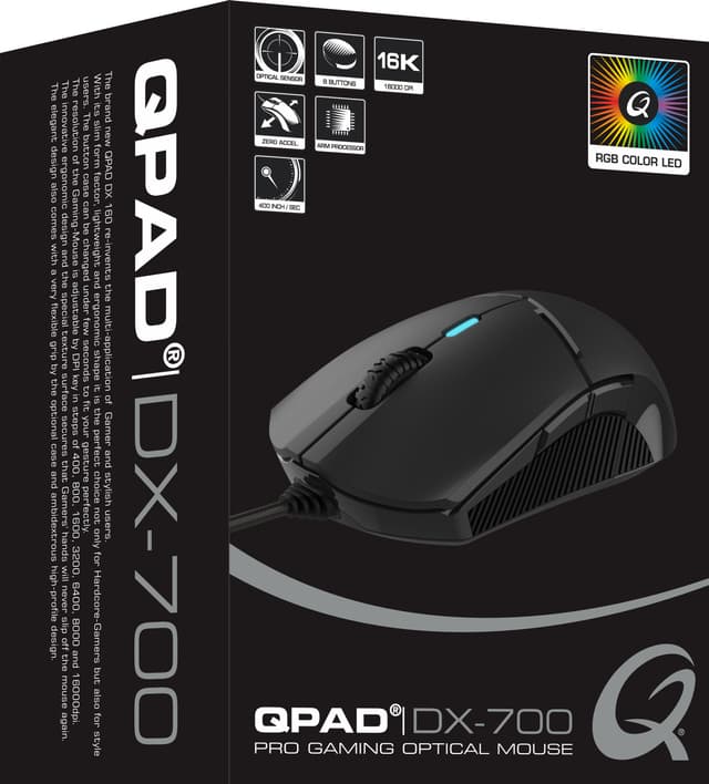 QPAD Gaming-mus DX700