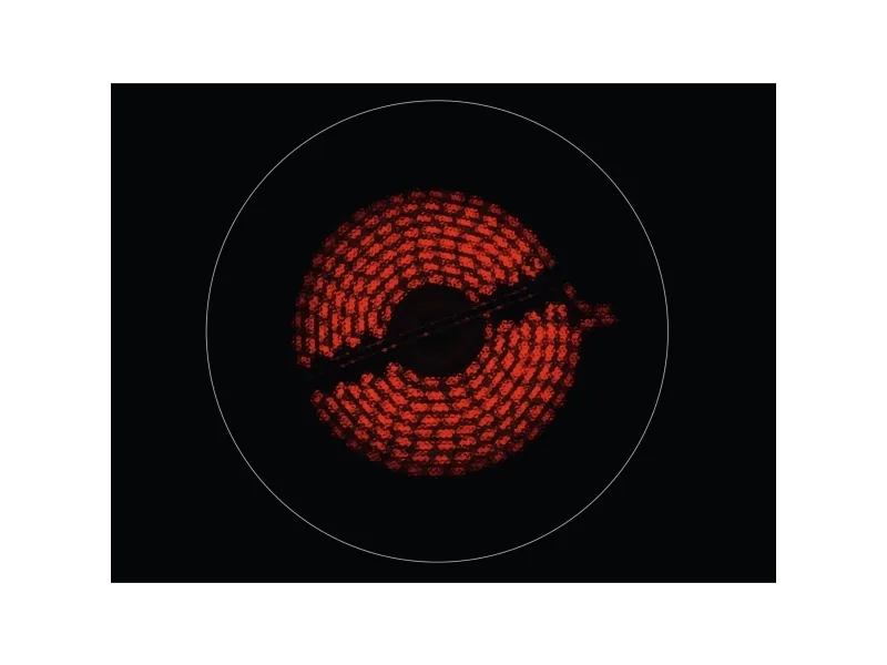 Electrolux EHF6232FOK - Keramisk kogeplade - 3 plader - Niche - bredde: 56 cm - dybde: 49 cm - med kantet front - sort