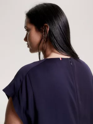 Vestido longo camisa Curve Twill