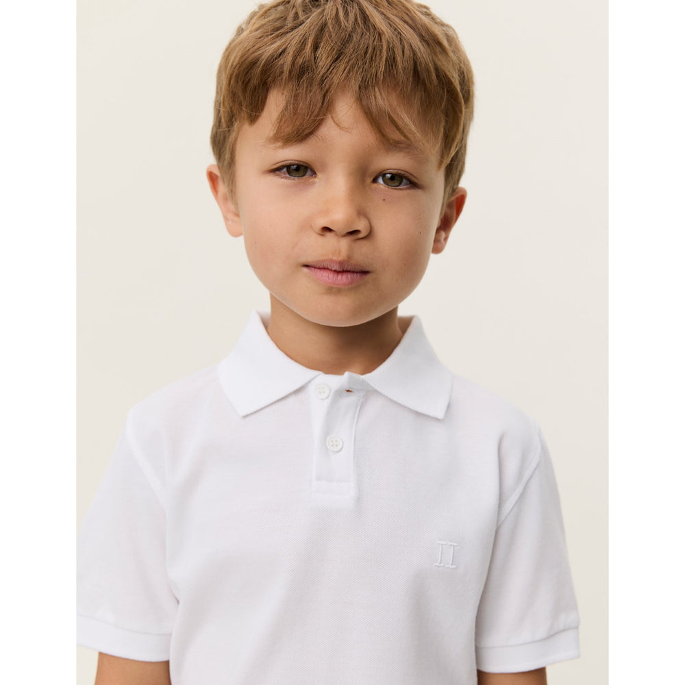 Køb Les Deux Kids White Pique Polo