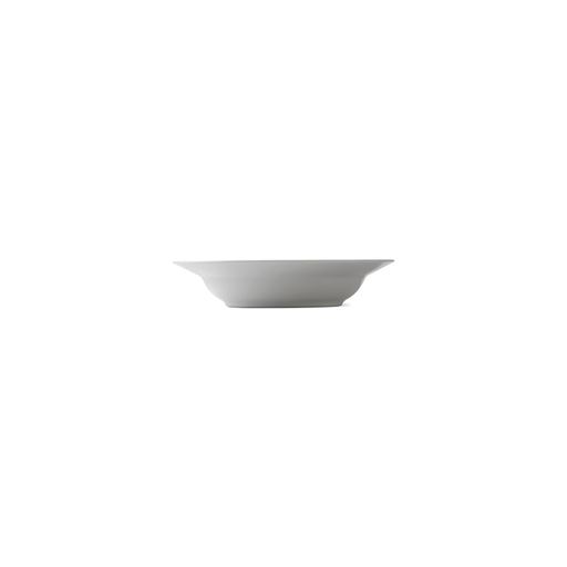 Royal Copenhagen Hvid Riflet Dyb Tallerken, Ø21 cm