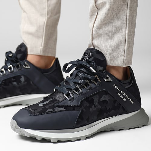 Baskets Alpha Runner Low Top Reflective Camouflage Navy