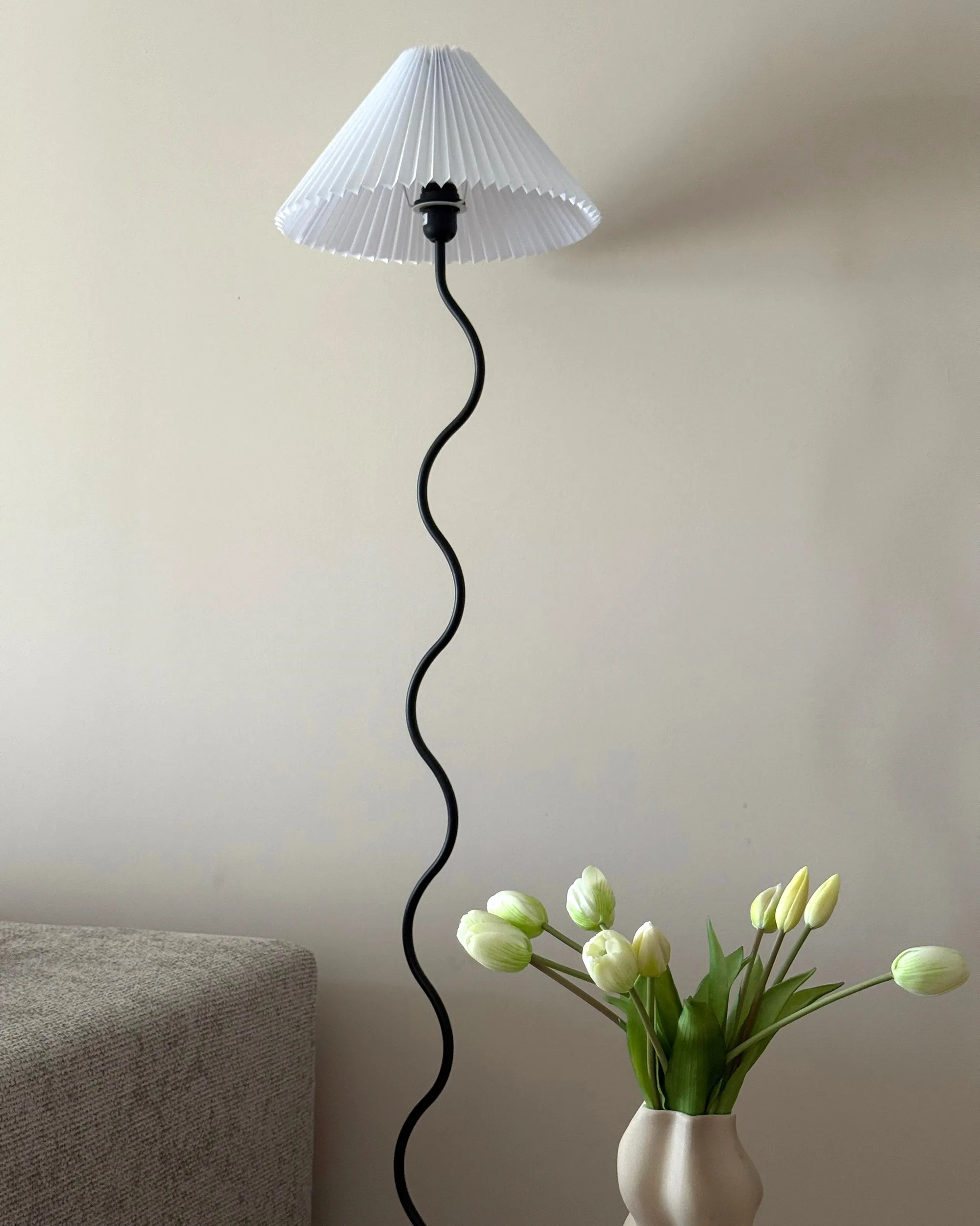Staande lamp JIKAWO Metaal Zwart