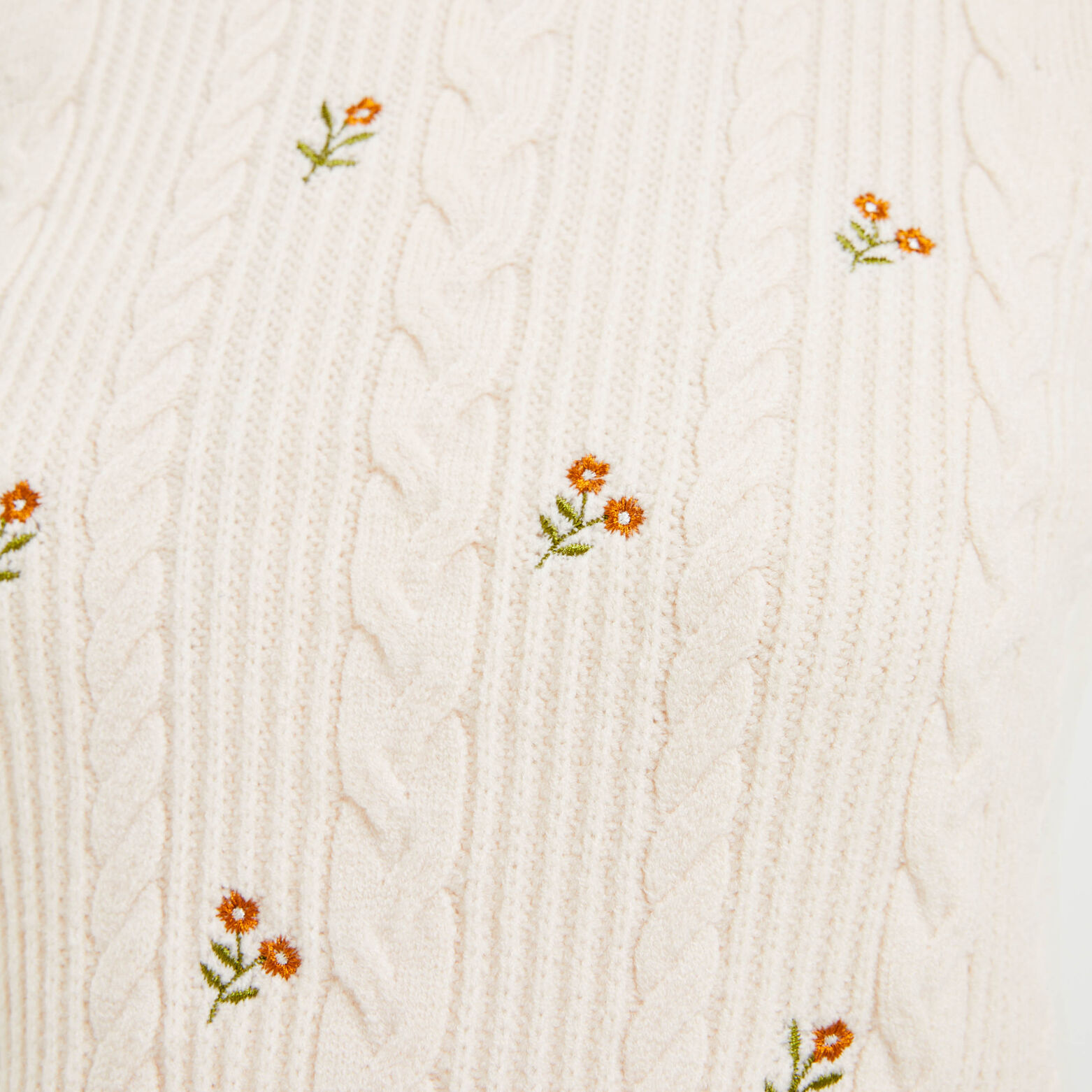 Pull sans manches broderie femme