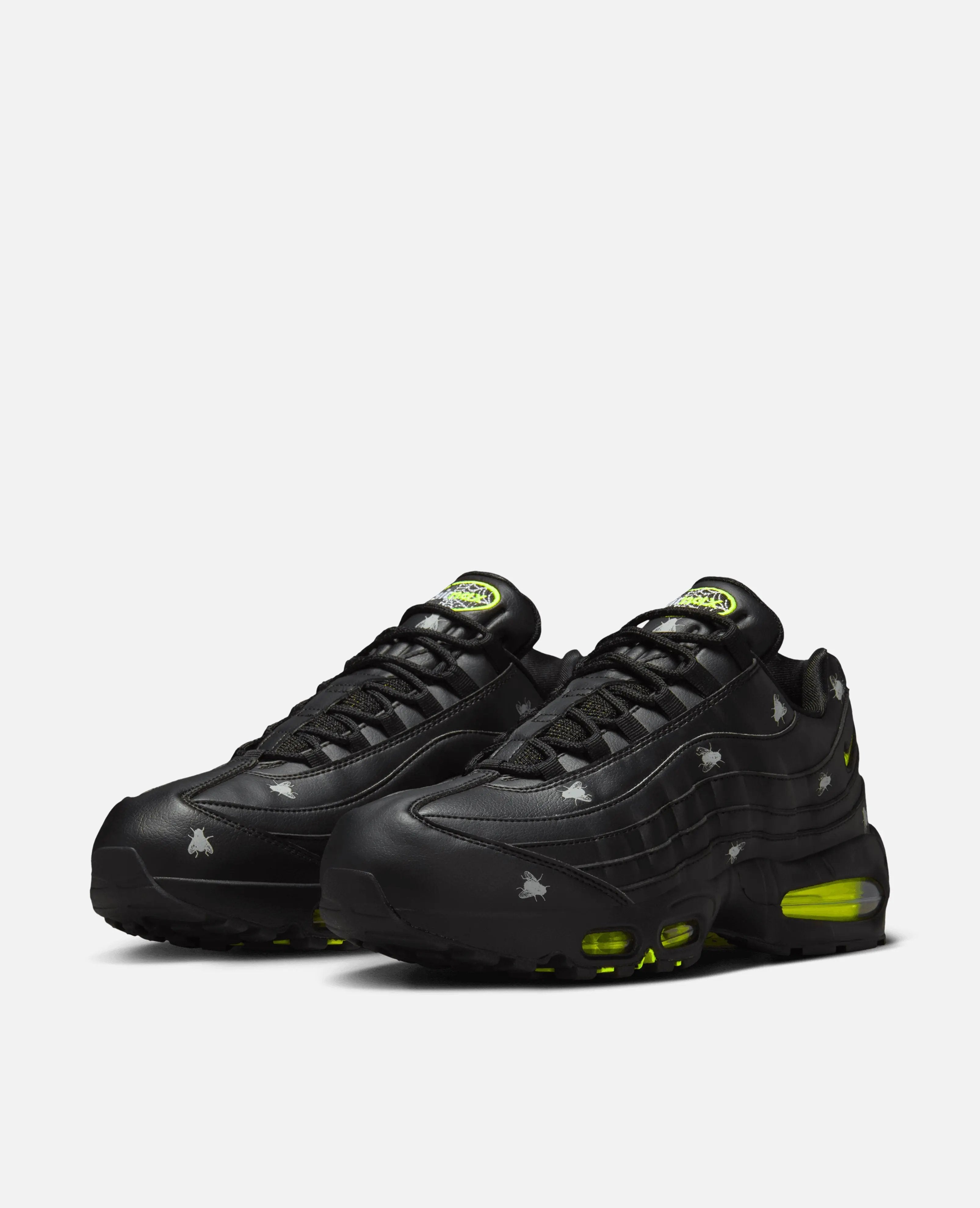 Nike Air Max 95 Premium (Black/Neon Yellow-Black-MTLC Dark Grey)
